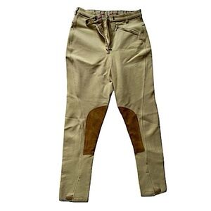 Harry Hall Equestrian Horse Riding Breeches Jodhpur Beige Tan Khaki Size 30L